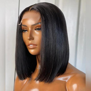 Super doble dibujado pelucas delanteras de encaje sedoso hueso virgen recto 10A 12A extensiones de cabello suave de alta calidad vendedor de cabello - Product Image 1