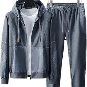 Manufacturer Custom logo Training Jogging Wear Plain Sweatpants and Hoodie Set High Quality Custom Men Sweatsuit Tracksuit - Product Image 4