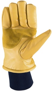 Gants en cuir de vachette Gants de travail d'hiver en cuir résistant à l'eau avec une durabilité accrue et des gants de sécurité à prise supérieure - Product Image 6