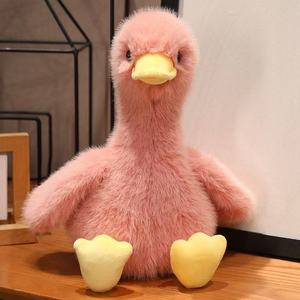 HECION 2025 lindo pato esponjoso juguete de peluche muñeco de <span class=keywords><strong>ganso</strong></span> suave peluche compañero de dormir regalo para niños niñas - Product Image 2