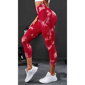 Venta al por mayor de diseño personalizado de cintura alta de secado rápido ecológico Unisex Fitness Yoga Leggings ropa deportiva de talla grande - Product Image 1