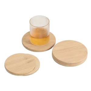 Posavasos de Madera de Haya Ecológicos y Modernos en Oferta, 5 mm de Grosor, Diámetro Personalizado - Product Image 5