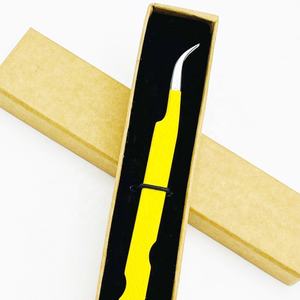 Pinzas Profesionales de Acero Inoxidable Sólido de Primera Calidad para Extensión de Pestañas, Hechas a Mano, con Punta Puntiaguda, para Cuidado Personal - Product Image 5