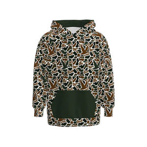 Sweat à capuche pour homme adulte, style vêtement de chasse camouflage mallard, imprimé, 300g, vente en gros - Product Image 4