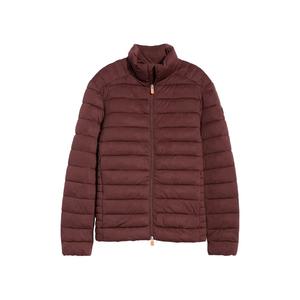 Veste à bulles de couleur marron unie de haute qualité pour hommes, logo personnalisé, tissu respirant, remplissage en coton, col montant, vestes bouffantes pour hommes - Product Image 1
