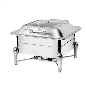 Handmade Design <b>Buffet</b> Ware <b>Food</b> <b>Warmer</b> Chafing Dish With Burner Stand Metal Chafing Dish <b>Buffet</b> <b>Server</b> Dishes - Product Image 4