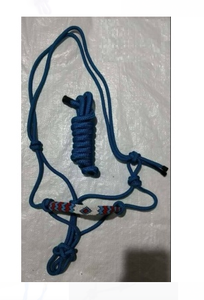 เชือกหนังแบบบิดเกลียวเชือกคล้องคอม้าแบบอังกฤษสำหรับขี่ม้า - Product Image 5