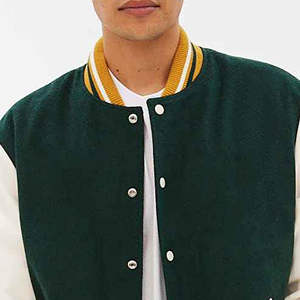 Chaqueta Universitaria de Manga Larga 2025 de Alta Calidad al por Mayor, el Mejor Diseño, Ajustada, Larga, Cortavientos para Hombre, Servicio OEM - Product Image 5