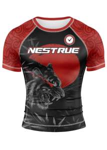 Rashguard MMA Jiu Jitsu Rash Guard Manches Courtes Formation Rash Guards Hommes - Product Image 2