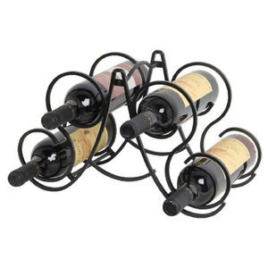 Multi Storage Bottles Iron Metal Black Stable <b>Standing</b> Floor <b>Wine</b> <b>Rack</b> for Home & Club <b>Wine</b> Champagne Bottle Holder - Product Image 4