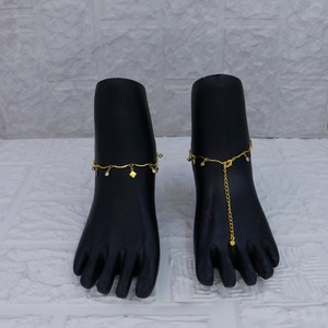 Latest Coin Design Gold Plated Traditional Indian Payal Fancy & Trendy Daily Wear <b>Anklets</b> for <b>Women</b> and Girls Wedding & Bridal - Product Image 5