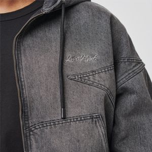 Streetwear cremallera Sudadera con capucha cremallera cuello gofre pullover hombres sudaderas con capucha sudaderas Erkek sudaderas sin capucha - Product Image 6