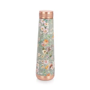 Botella de Agua con Acabado Esmaltado, Estilo Floral, Cobre Puro, Botella de Agua Ayurvédica Personalizada a Precio de Mayoreo - Product Image 6