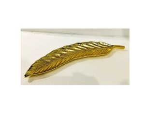 Bandeja de fruta de hoja rectangular brillante hecha de aluminio duradero para decoración del hogar y servir frutas - Product Image 5