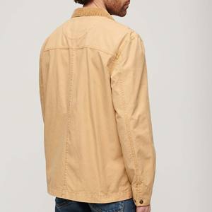 Nueva llegada de alta exigencia Chaqueta de mezclilla con logotipo personalizado Hombres Diseñador Hombres Chaqueta de algodón informal Abrigos de mezclilla Chaqueta OEM para hombres - Product Image 2