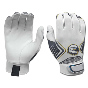 ถุงมือตีเบสบอลซอฟต์บอลราคาส่ง หนังคาเบรตต้าบริเวณฝ่ามือ ทนทาน ปลอดภัย ออกแบบสีโลโก้ได้ตามต้องการ - Product Image 4