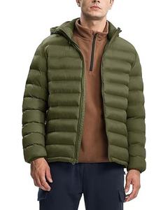 Veste matelassée pour homme de haute qualité, en coton, imperméable, coupe-vent, écologique, avec capuche intégrée, options personnalisées - Product Image 4