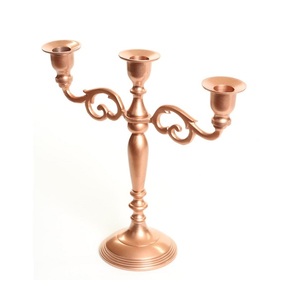Diseño único hogar y Hotel centro de mesa de metal candelabro de mesa decorativo portavelas con el mejor precio - Product Image 4