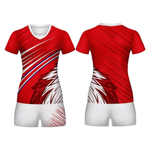 Vente en gros pas cher Design personnalisé sublimation de haute qualité polyester femme sports d'équipe volley-ball maillot ensemble uniforme - Product Image 2