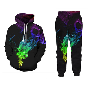 Ensemble de survêtement d'hiver personnalisé pour homme avec capuche, respirant, séchage rapide, léger, pour entraînement, streetwear, sublimation - Product Image 1