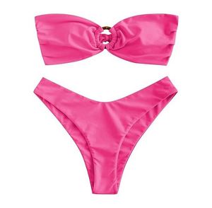 Sin mangas Bikini superior Cobertura mínima Sin tirantes XXL XS Tamaños Tela estampada de alta calidad Precio caliente - Product Image 1