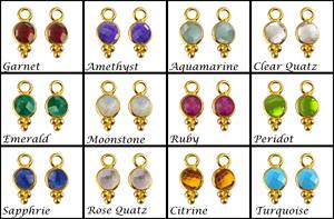 Pierre précieuse ronde Turquoise en Vermeil doré, pendentifs de 4mm, ronde en argent Sterling 925, pendentif de pierre de naissance, bijoux - Product Image 3