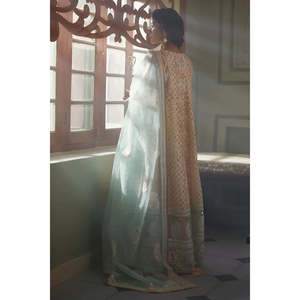 Qala by mushq Luxury kamdaani คอลเลกชันเทศกาล Amira ผ้าชีฟอง TC-628สำหรับฤดูใบไม้ผลิ/ฤดูร้อน - Product Image 4
