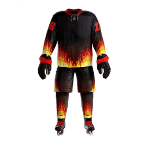 Última Llegada, Camisetas de Hockey sobre Hielo Personalizables de Alta Calidad, Transpirables, de Secado Rápido, Sublimadas, para Equipos, Venta al Por Mayor, 100% - Product Image 4