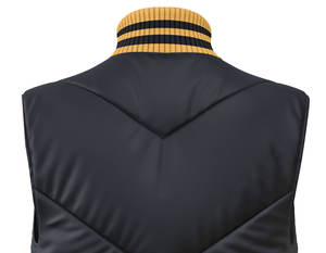 Chaleco de invierno sin mangas lavable cortavientos de alta calidad para hombre, chaqueta universitaria impermeable de poliéster 100% - Product Image 5