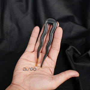 อุปกรณ์แต่งผมเขาควายยาวหยักศกทรงยาวอุปกรณ์เสริมสำหรับช่างที่มีทักษะสูงสามารถเลือกได้ตามต้องการจากเวียดนาม - Product Image 3