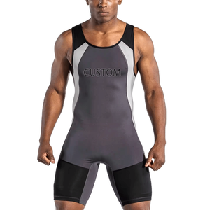 Logotipo personalizado Sublimación Ropa deportiva Juventud Último diseño Fitness Wrestling Singlet Levantamiento de pesas Singlet Suit MMA BJJ Martial OEM - Product Image 1