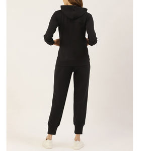 Conjunto Deportivo de Invierno al por Mayor, Sudadera con Capucha Estampada, Transpirable, para Mujer, Conjunto Deportivo de Dos Piezas, Pantalones Deportivos, 100% Algodón - Product Image 5