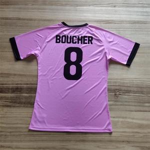 Conjunto de camiseta de fútbol sublimada personalizada de alta calidad, camiseta de fútbol para niños, venta al por mayor, diseño de transferencia de calor, uniformes de fútbol para jóvenes - Product Image 5