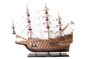Sovereign of Seas 80cm modelo de madera de cedro hecho a mano réplica de barco estilo náutico decoración del hogar técnica pintada soporte de exhibición - Product Image 2
