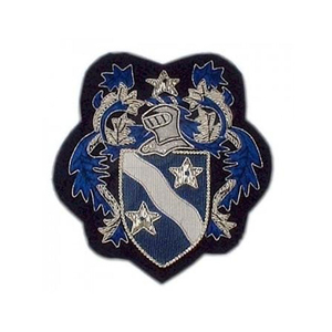 WOK Industries สินค้ามาใหม่ ป้ายติดหมวกปักด้วยมือและจักรคุณภาพเยี่ยม พร้อมลวดโลหะ ขายส่งสำหรับงานพิธี - Product Image 5