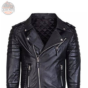 Meilleure vente hiver nouvelle veste de moto imperméable pour femmes Logo personnalisé vestes en cuir véritable pour femmes - Product Image 4