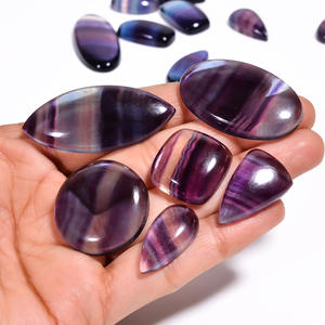 Belle pierre précieuse en vrac de Fluorite naturelle mélange en gros forme et taille Cabochon Fluorite pierre précieuse en vrac pour la fabrication de bijoux - Product Image 6