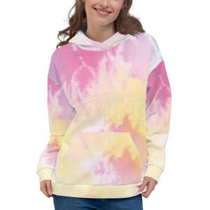 Sudaderas con Capucha Tie-Dye de Algodón/Poliéster Personalizadas, Transpirables, Duraderas y de Alta Calidad, con Logotipo Personalizado, Ropa Casual de Calle para Hombre y Mujer - Product Image 1