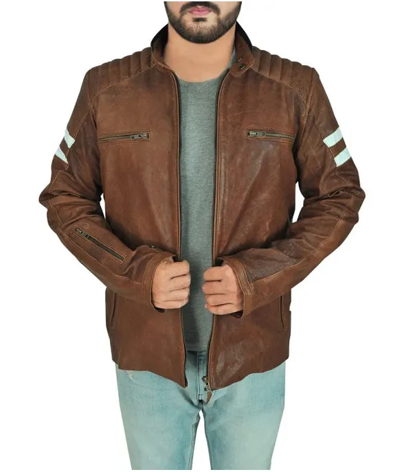 2023 Latest Fashion Men's Leather Jackets Autumn Solid Jacket Popular And Simple Casual Design Male Jacket
