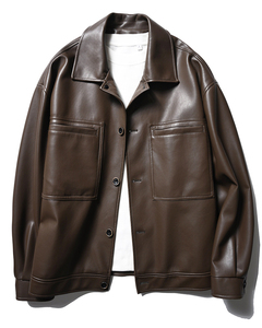 OEM Fashionable Custom Logo Goatskin Leather Bomber <b>Jacket</b> Customized 100% Cowhide High Quality 100% Genuine Leather <b>Jacket's</b> - Product Image 2