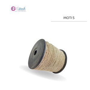 Fil Moti de qualité supérieure pour l'artisanat élégant Fil Moti de luxe avec effet perlé Collection de fils Moti vibrants et décoratifs doux - Product Image 3