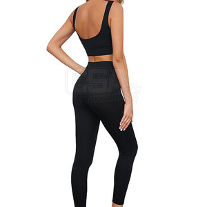 Premium Fit Women <b>Yoga</b> <b>Set</b> With Stretch Fabric Soft Lining Designed For Daily Exercise And Comfort - Product Image 2