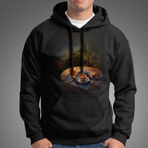 Custom Printed Hoodies Streetwear Men's Clothing 100 Cotton Blank <b>Thick</b> <b>Fleece</b> Heavyweight Oversized Fit Custom Print logo - Product Image 4