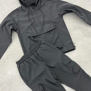 Chaqueta para correr para hombre, cortavientos para exteriores, ropa deportiva ligera, conjuntos de prendas de vestir, chaqueta cortavientos de nailon, conjunto de Jogger - Product Image 3