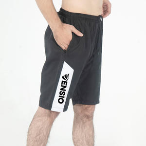 Pantalones cortos de hombre con cintura elástica y patrón de ajuste al aire libre para correr de secado rápido de alta calidad al por mayor - Product Image 3
