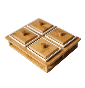 Boîte décorative rectangulaire grande vente, boîte de rangement en bois artisanale avec couvercle pour fruits secs, épices par un exportateur indien - Product Image 3