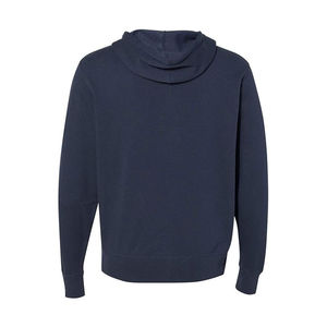 OEM/ODM hommes sweat à capuche zippé 100% coton matériel léger respirant solide sweat à capuche zippé impression de logo sur mesure - Product Image 6