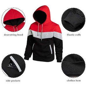 Sweats à capuche en coton mélangé à manches longues Collection d'hiver Sweats à capuche en coton mélangé de la meilleure qualité matérielle pour homme - Product Image 6