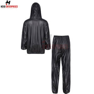 Best Quality Lightweight Cotton <b>Sauna</b> Suit for Men and Women Long Sve Hoodies Top and Pants Set for <b>Home</b> Weight Loss - Product Image 4