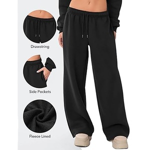 Women Regular Straight Fit Summer Vintage Casual Jogger Sweatpants with Adjustable Waist and 100% Cotton - Product Image 5
